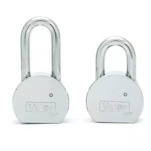 STEEL PADLOCK- CANDADOS LEON NIQUELADO CORTO Y LARGO